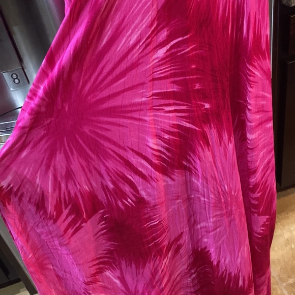 Jackie K 80’s Polynesian Hawaiian Dress size M/L - Picture 2 of 11